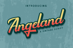 Angeland: A Vintage Display Font for Your Brand