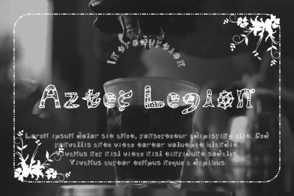 Aztec Legion: A Fun Display Font for Your Brand