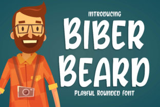 Biber Beard: A Playful Display Font for Friendly Brands