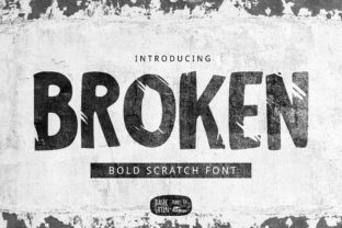 Broken: A Bold Display Font for Business Branding