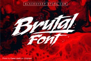 Brutal: A Distorted Display Font for Makers
