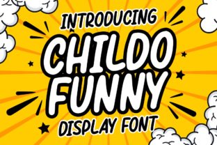 Childo: A Bold Display Font for Crafters