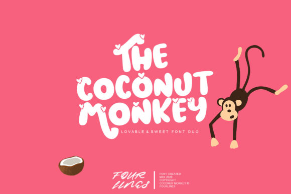 Coconut Monkey: A Sweet Display Font for Makers
