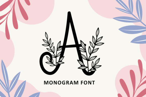 Foliage Monogram: A Premium Display Font for Web Design