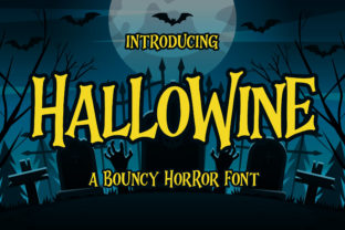 Hallowine: A Spooky Display Font for Web Design