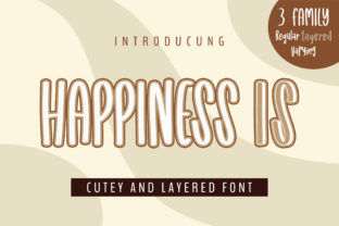 Happiness is: A Cheerful Display Font for Web Design