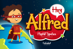 Hey Alfred: A Playful Display Font for Campaigns