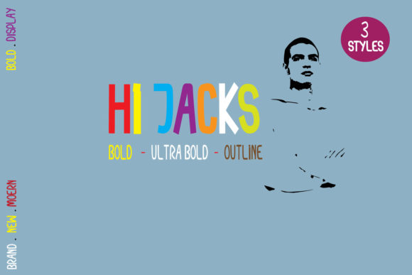 Hi Jacks: A Cute Display Font for Small Business Branding
