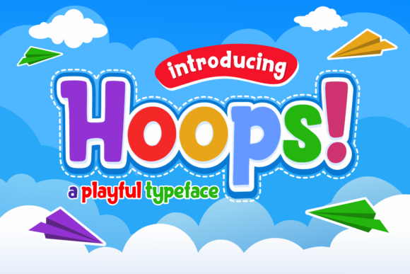 Hoops: A Playful Display Font for Editorial Design