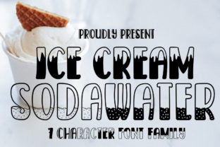 Ice Cream SodaWater: A Fun Display Font for Branding