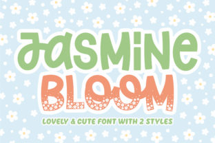 Jasmine Bloom: A Bold Display Font for Branding