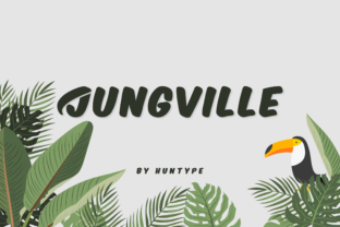 Jungville: A Playful Display Font for Crafters