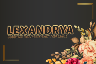 Lexandrya Outline: A Charming Display Font for Editorial Design