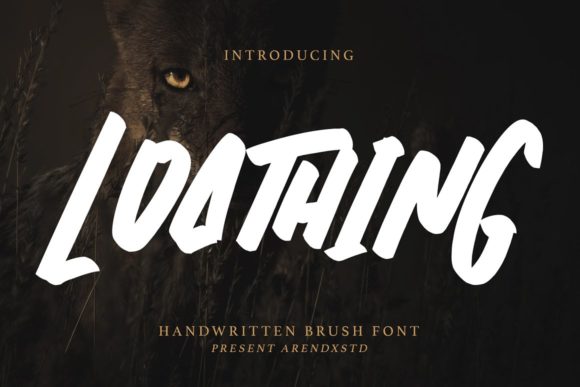 Loathing: A Bold Display Font for Campaigns