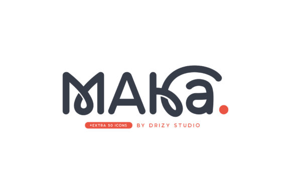 Maka Font: A Stylish Display Typeface for Small Business Branding