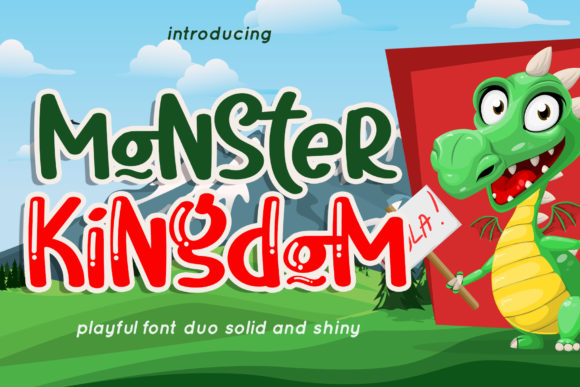 Monster Kingdom: A Playful Display Font for Branding