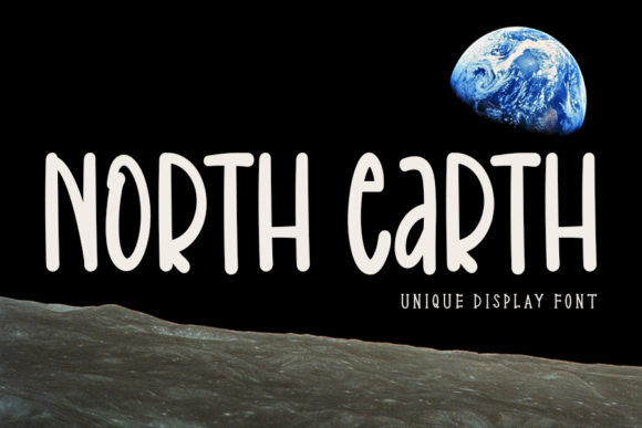 North Earth: A Bold Display Font for Brand Identity