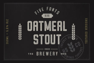 Oatmeal Stout: A Bold Display Font for Campaigns