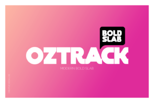 Oztrack: A Bold Display Font for Modern Editorial Design