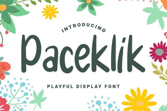 Paceklik: A Friendly Display Font for Your Brand