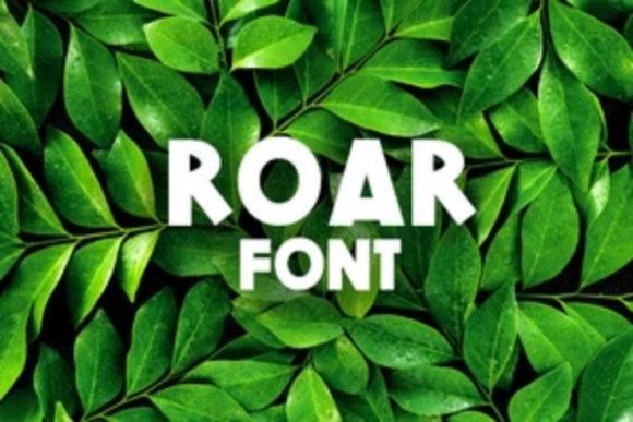 Roar: A Classic Display Font for Bold Branding