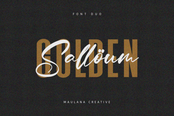 Salloum Golden Font Duo: A Designer's Campaign Review