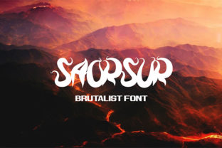 Saorsur: A Psychedelic Display Font for Crafters