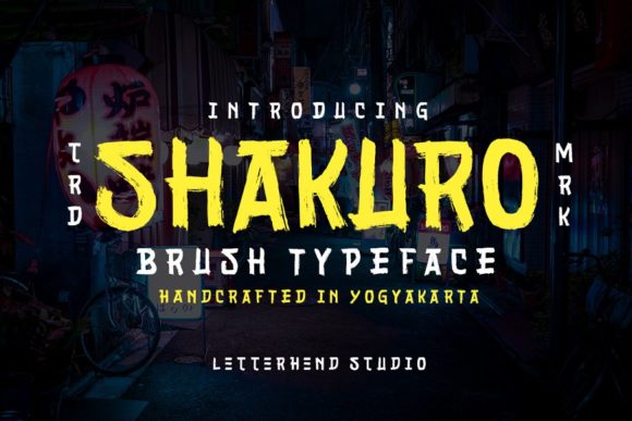 Shakuro: A Bold Display Font for Web Design