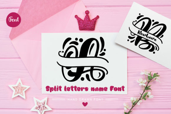 Split Letter Name: A Distinctive Display Font for Editorial Design