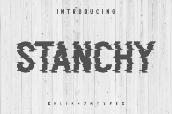 Stanchy: A Quirky Display Font for Web Design