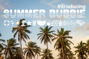 Summer Bubble: A Playful Display Font for Editorial Design