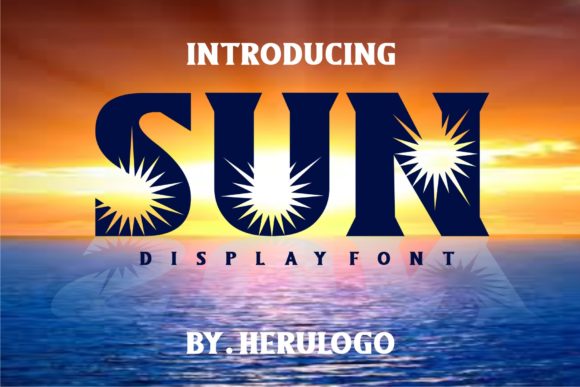 Sun: A Vibrant Display Font for Editorial Design
