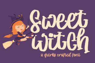 Sweet Witch: A Quirky Display Font for Campaigns