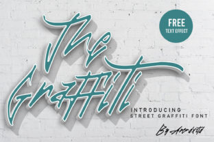 The Graffiti: A Quirky Display Font for Crafters