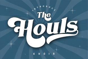 The Houls: A Retro Serif Display Font for Editorial Design