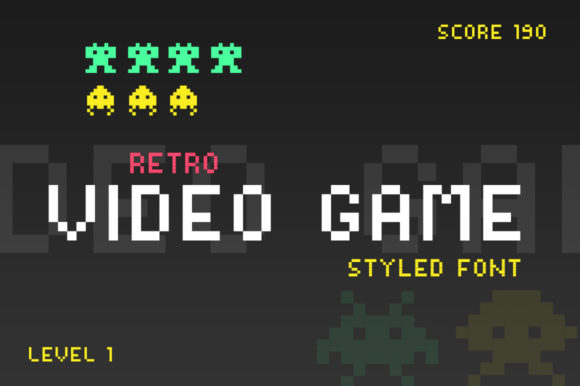 Video Game: A Playful Display Font for Editorial Design